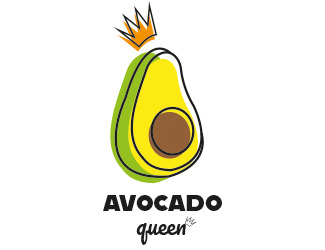 Projektowanie logo dla firm online avocado queen